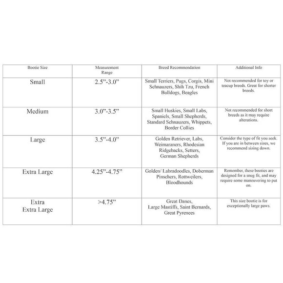 All Weather Neoprene Paw Protector Dog Boots, Reflective Velcro, M, 4 Shoes - Picture 2 of 10